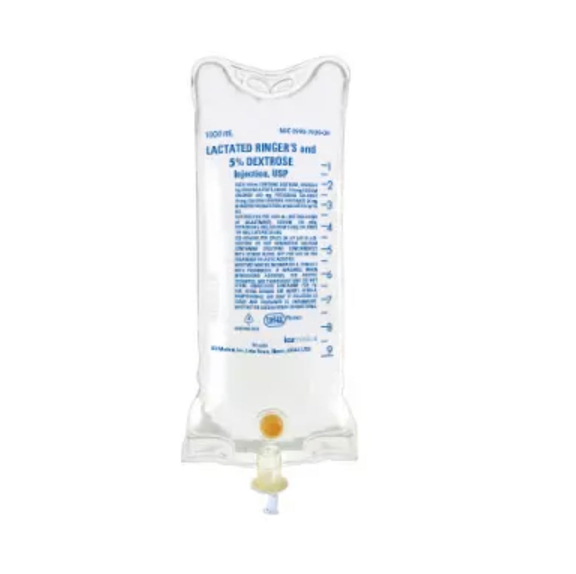 ICU MEDICAL 5% DEXTROSE IN LACTATED RINGER 1000ML ICU792909