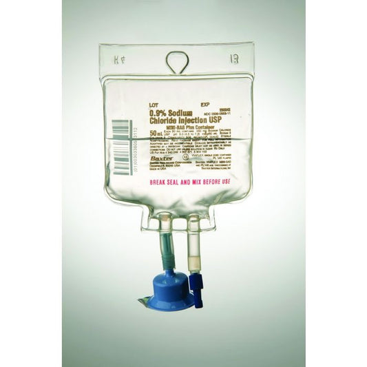 BAXTER 0.9% NACL INJ USP, 100ML IN MINI-BAG PLUS CONT #2B0043