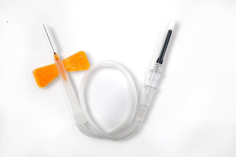 DISPOSABLE BLOOD COLLECTION SET BUTTERFLY NEEDLE 22G