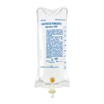 LACTATED RINGERS INJECTION, USP 1000ML (12/CS)