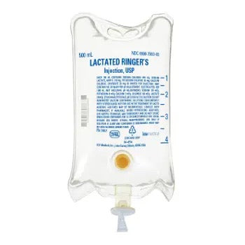 ICU MEDICAL Lactated Ringer's Injection, USP, 500 mL