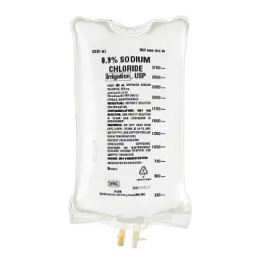 ICU MEDICAL 9% SODIUM CHLORIDE 3000ML IRRIGATION