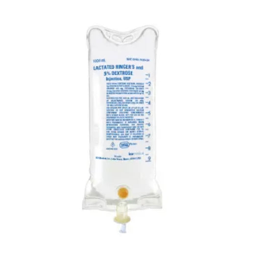 ICU MEDICAL 5% DEXTROSE IN LACTATED RINGER 1000ML ICU792909