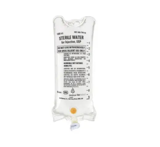 ICU MEDICAL STERILE WATER FOR INJECTION 1000ML ICU799009