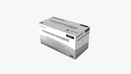 DISPOSABLE BLOOD COLLECTION SET BUTTERFLY NEEDLE 22G