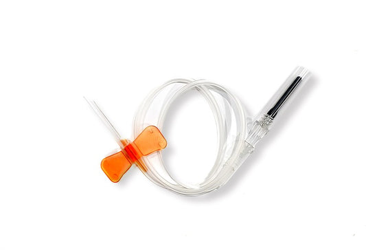 BLOOD COLLECTION SYRINGE 22G BUTTERFLY NEEDLE BOX